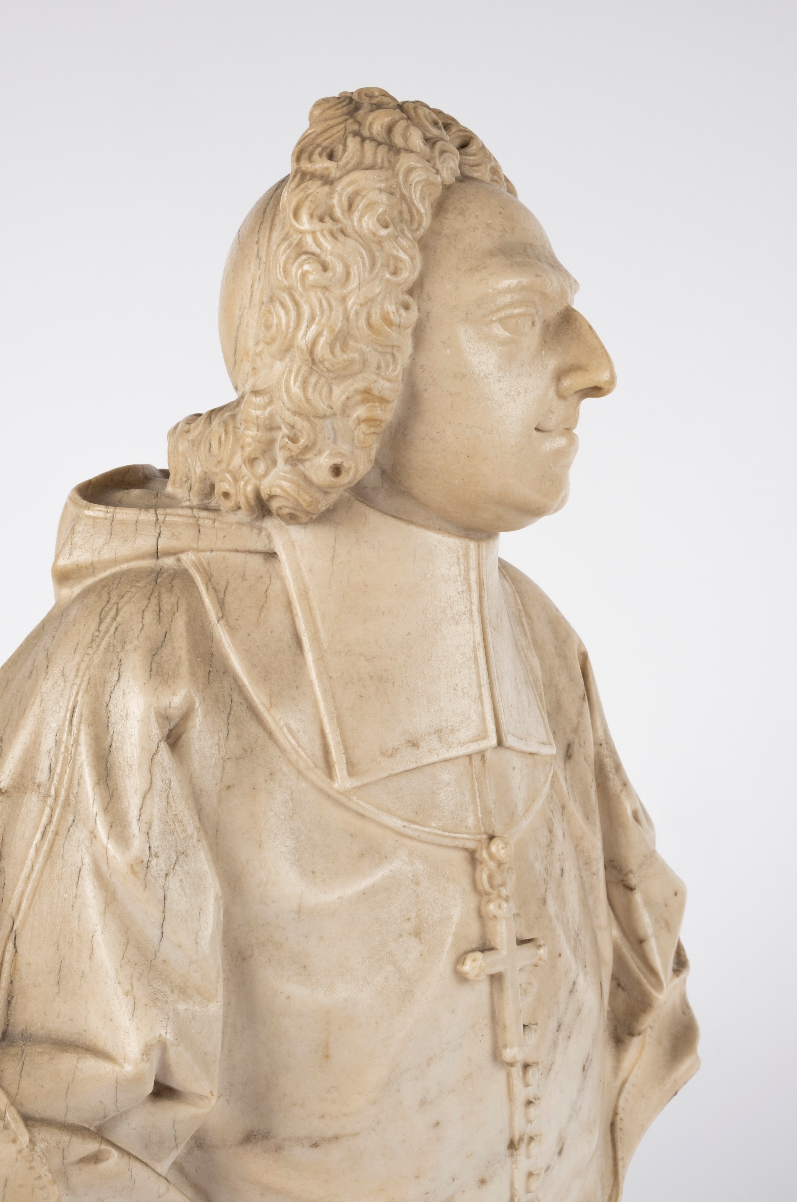 Scultura in Marmo Bianco. Secolo XVII/XVIII