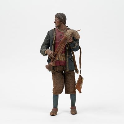 Figura da Presepe Raffigurante lo Zampognaro, Napoli, Secolo XVIII