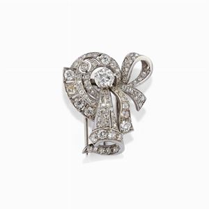 Spilla con diamanti, 1930 circa