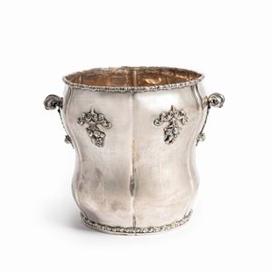 A silver ice-bucket, Italy, 20th Century
