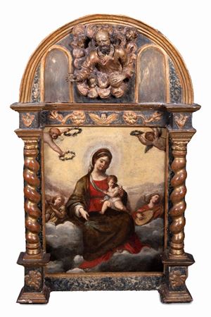 Madonna with Child and angels