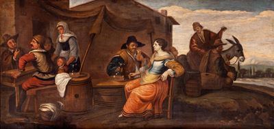 Scena di Osteria All'aperto