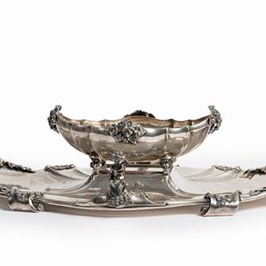 A silver centrepiece, Italy, 20th Century