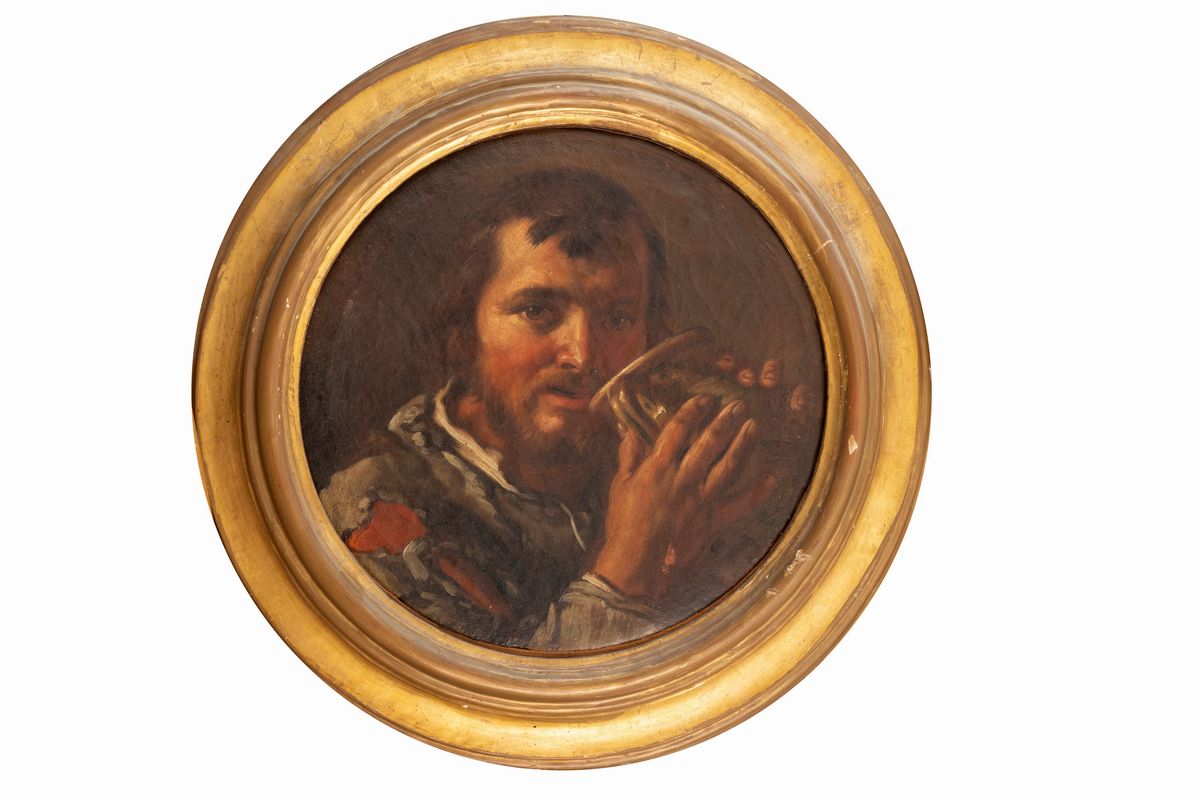 Scuola Dell'italia Settentrionale, Secolo XVII - Ritratto di Fanciullo con Piatto e Biscotto; Rit...