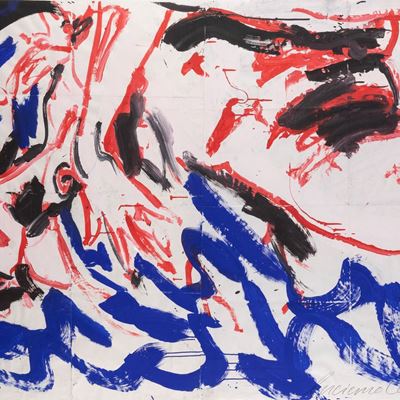 I miss you - olio su carta applicata su compensato