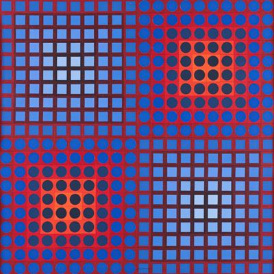 EG-CO, acrilico su cartoncino, 1966