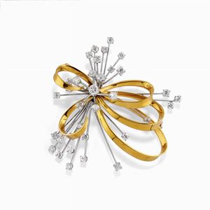  Spilla con diamanti