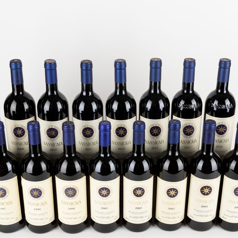 Toscana - Verticale Sassicaia 1997-2018 (18 Bt)