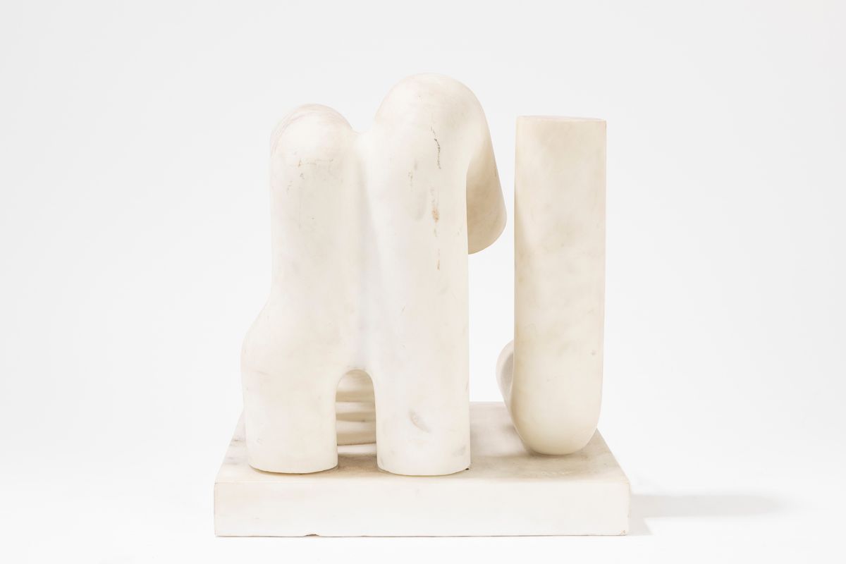 Janos Stryk - Scultura in marmo bianco