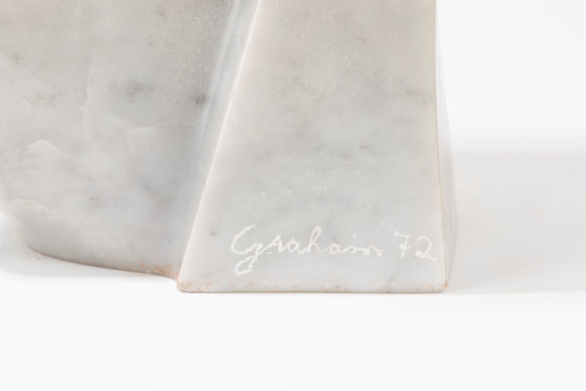 Richard D. Graham - Senza titolo, marmo bianco, 1972