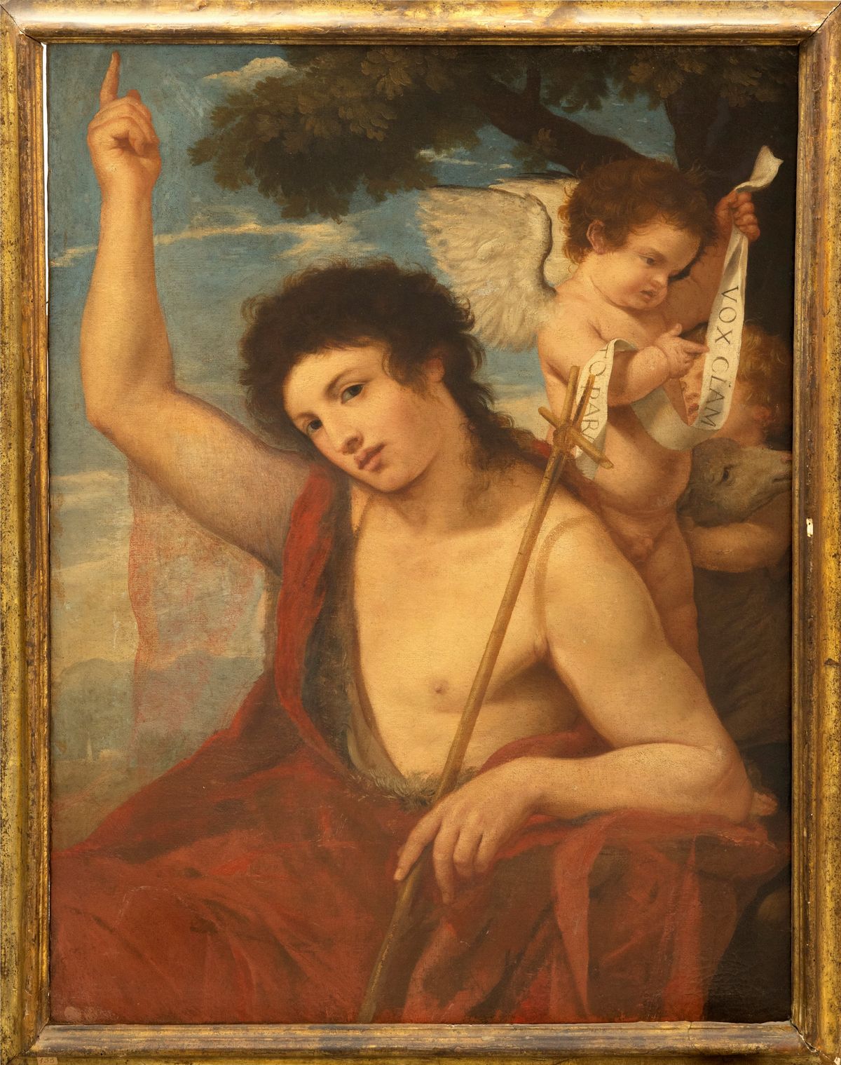 Alessandro Varotari, Detto il Padovanino - San Giovanni Battista con Angelo