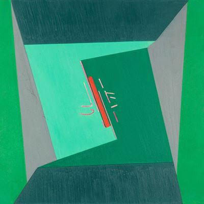 Senza titolo, olio su tela, 1970