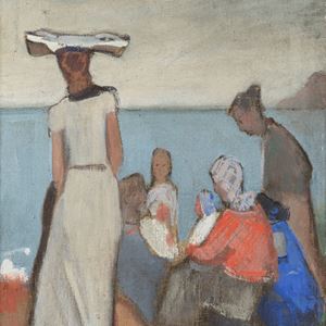 Carpi Aldo - Figure sulla spiaggia