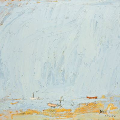 Il sereno, olio su tela, 1965-66