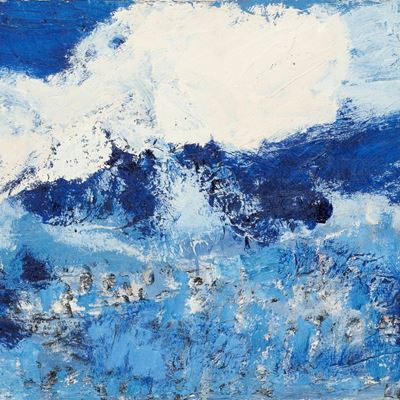 Canto d'inverno, olio su tela, 50 x 70 cm, 1967-68