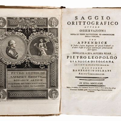 Saggio orittografico ovvero osservazioni sopra le terre nautilitiche, 1780