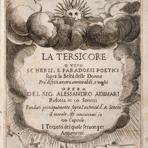La Tersicore o vero scherzi, paradossi poetici. Opera ridotta in cinquanta sonetti...