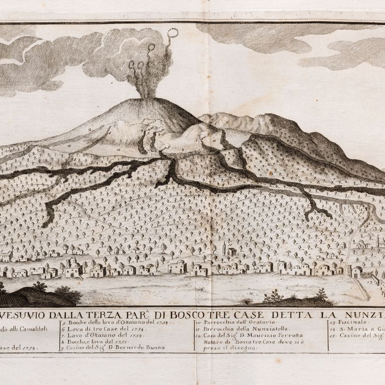 Giovanni Maria della Torre - Storia e fenomeni del Vesuvio - Edizione originale, 1755