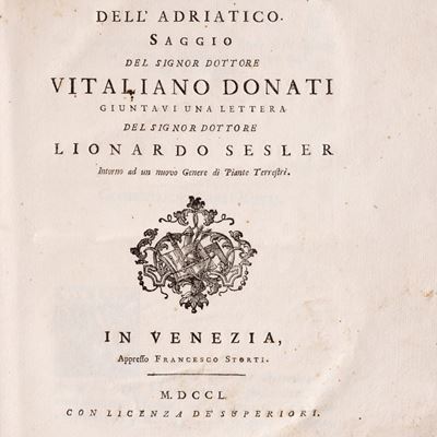 Della storia naturale marina dell'Adriatico