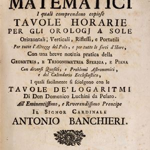 Trattenimenti matematici i quali comprendono copiose tavole horarie per gli orologi