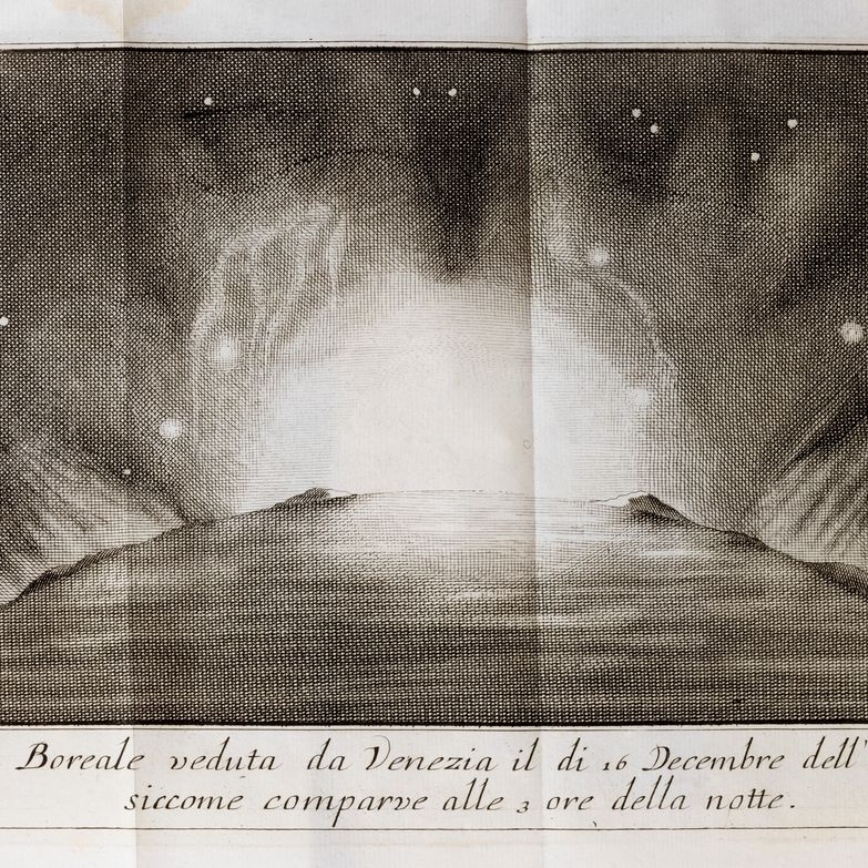 Eusebio Sguario - Dissertazione sopra le aurore boreali, 1738
