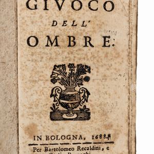 Anonimo - Del giuoco delle ombre