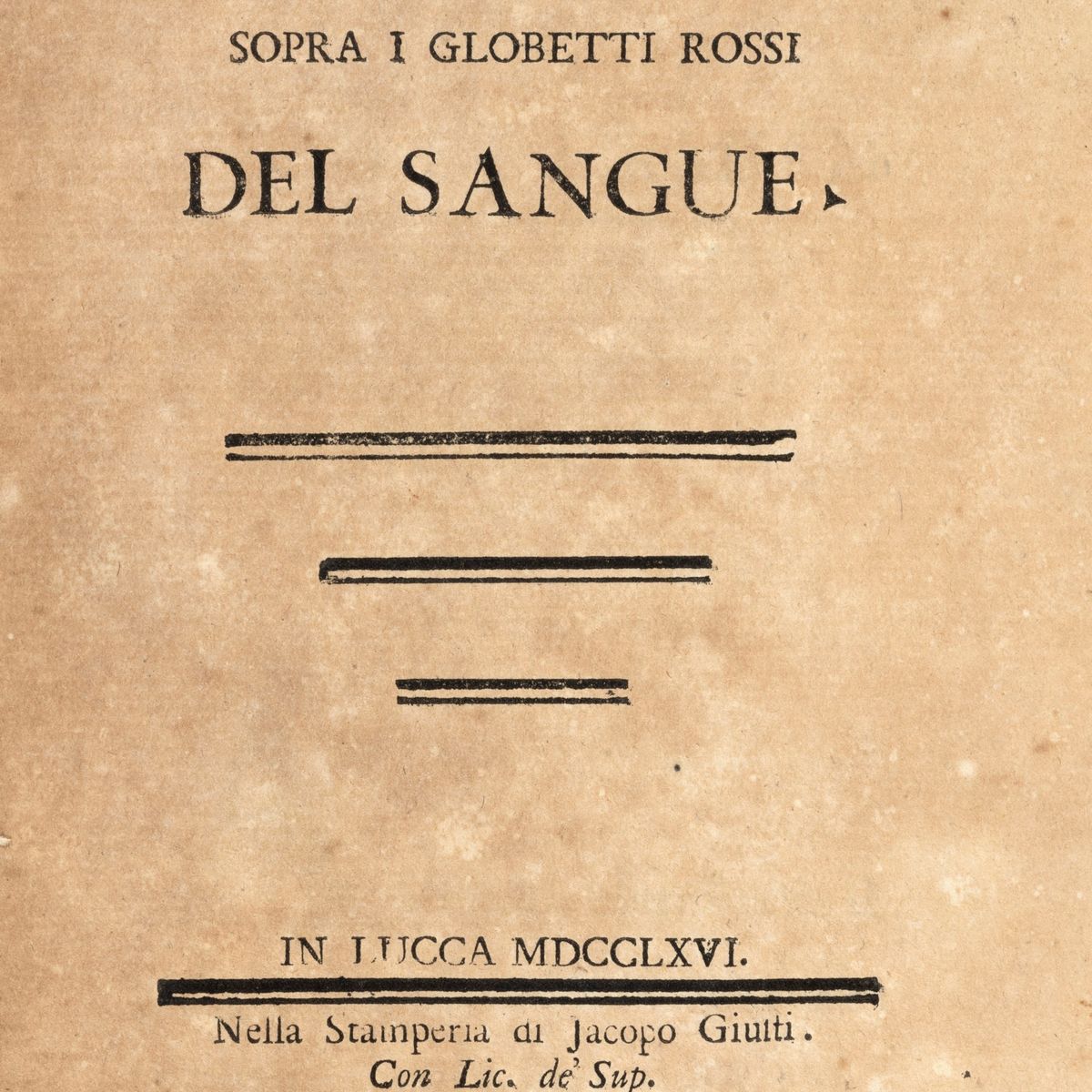 Felice Fontana - Nuove osservazioni sopra i globetti rossi del sangue