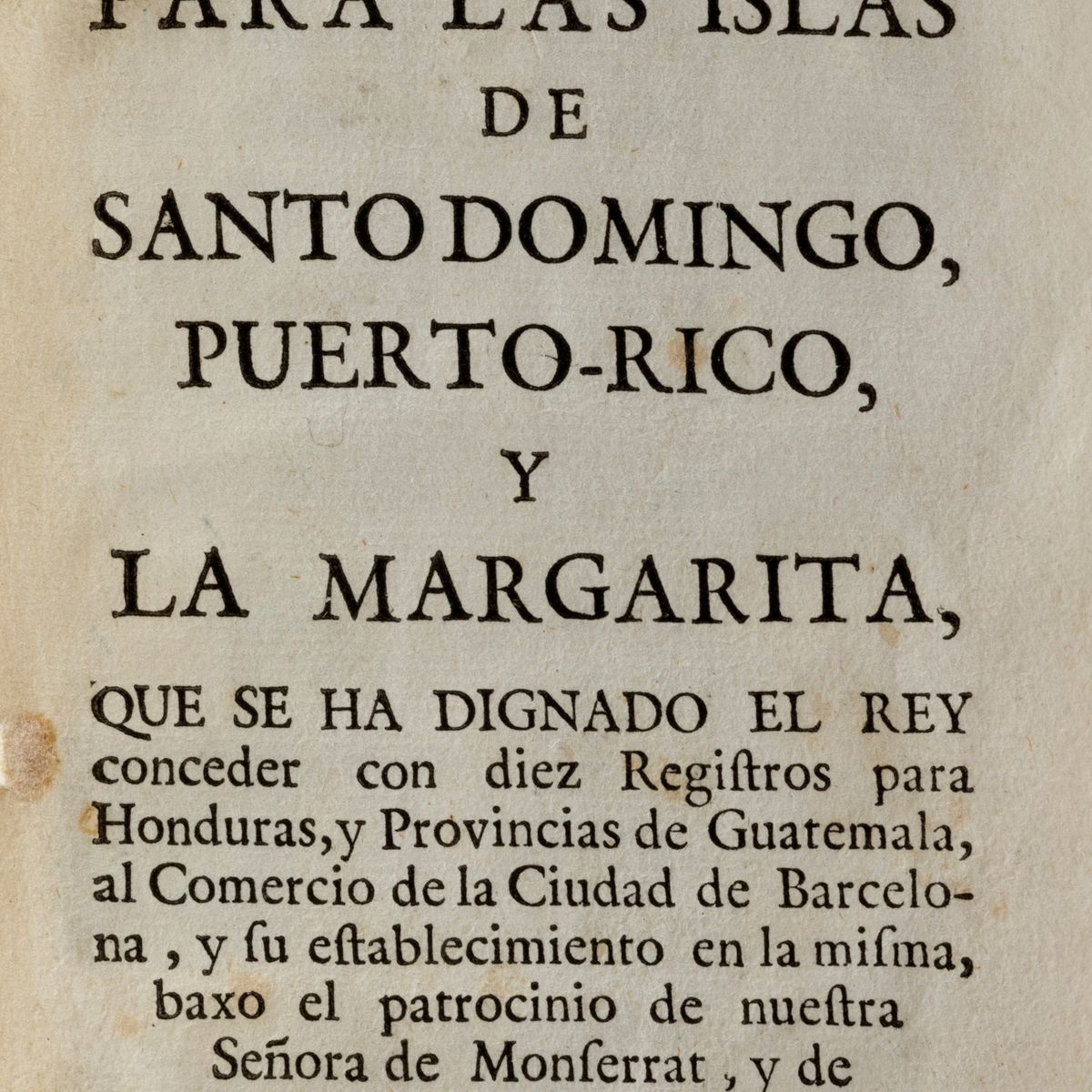 Opera sulla Relazione Commerciale tra Catalogna e le Americhe, 1756