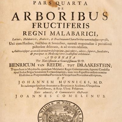Hortus Indicus Malabaricus, 1673