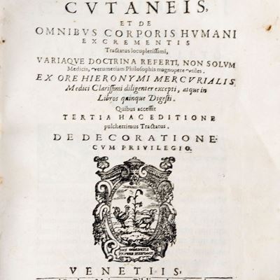 Mercuriale, De Morbis cutaneis, 1589
