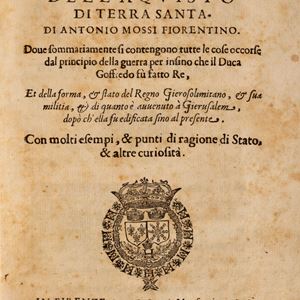 Antonio Mossi Fiorentino - Breve descrizione dell'acquisto di Terra Santa