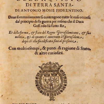 Breve descrizione dell'acquisto di Terra Santa, 1601