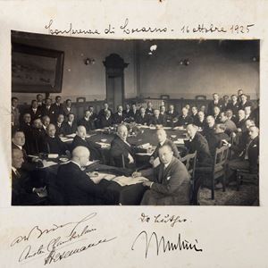 Mussolini, Benito - Photograph in b/w