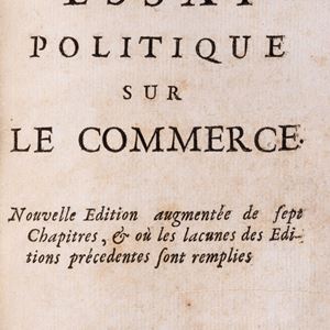 Essai politique sur le commerce