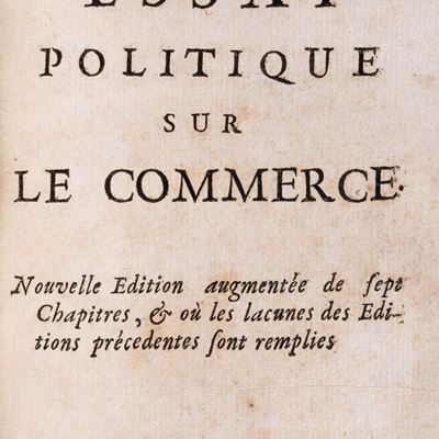 Essai politique sur le commerce, 1736