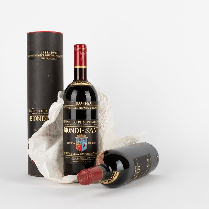 Toscana - Biondi Santi Riserva 1982-1983 (2 Bt)