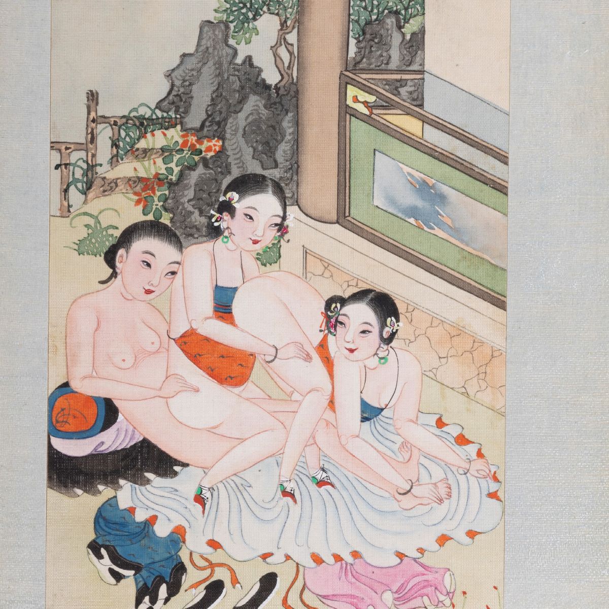 Kamasutra, Album a leporello con rappresentazioni erotiche a colori