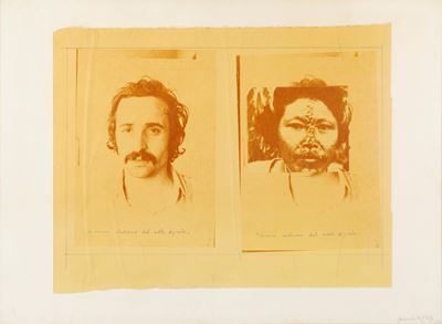 Archeologia seconda - tecnica mista su carta fotografica