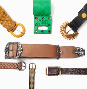 Lotto di sette cinture