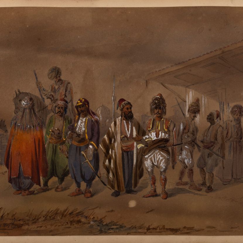 Album di disegni e incisioni orientali, Italia, 1856