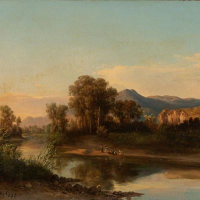 Caprona, Figure Sull'arno