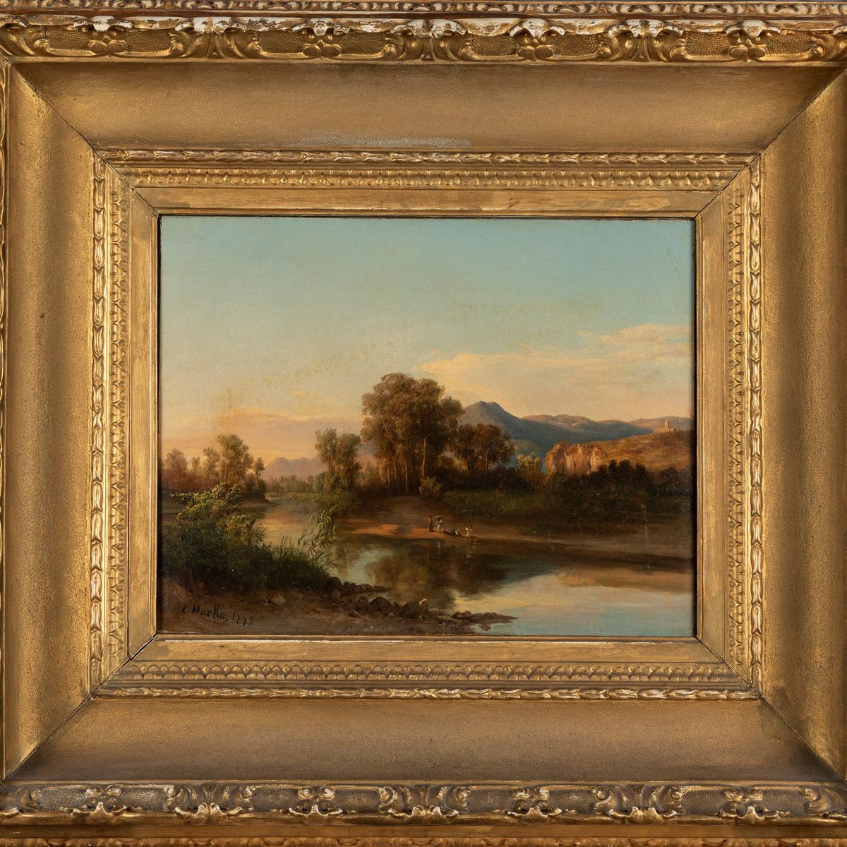 Carlo Markò il Giovane - Caprona, Figure Sull'arno