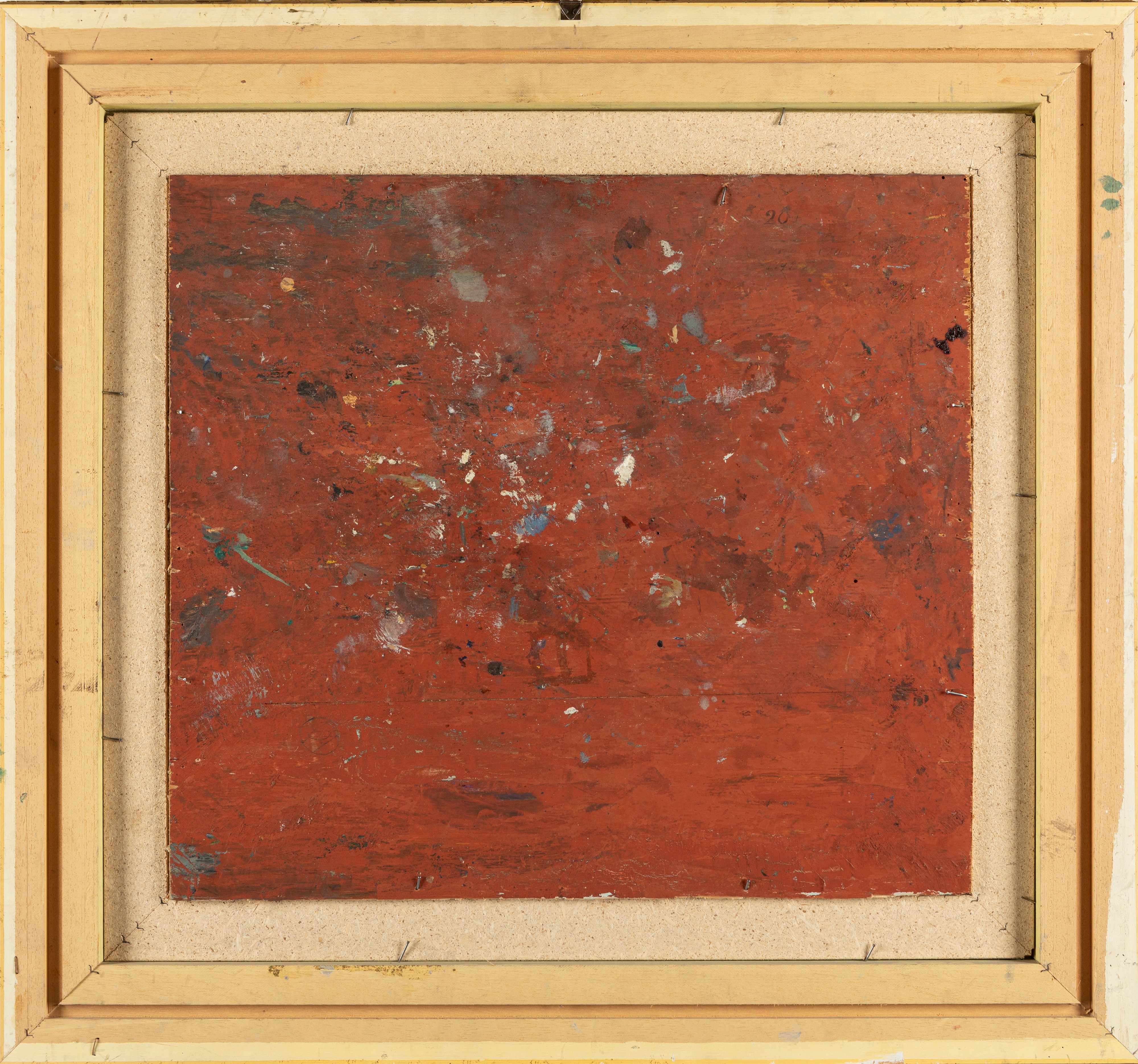 Angiolo D'andrea - Al pascolo, olio su legno