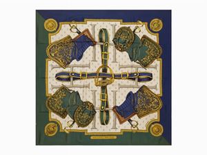 Hermès - Foulard Selles &#224; Housse
