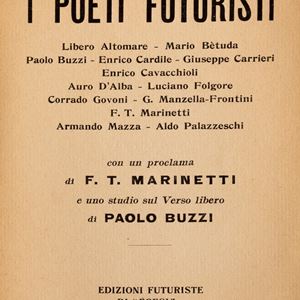 Futurismo - Govoni, Corrado - Poesie elettriche 1911