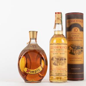 Glenmorangie 10 YO e Dimple 12 YO (2 BT)