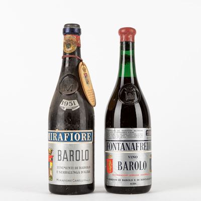 Mirafiore e Fontanafredda Barolo 1951-1958 (2 Bt)