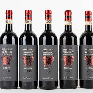 La Poderina Poggio Abate Brunello di Montalcino Riserva 2006-2007 (5 BT)