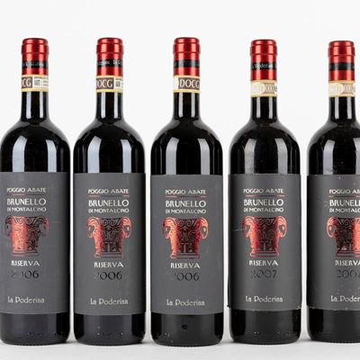 La Poderina Poggio Abate Brunello di Montalcino Riserva 2006-2007 (5 Bt)