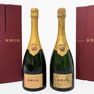 Krug Grande Cuvee Foglioline (2 Bt)